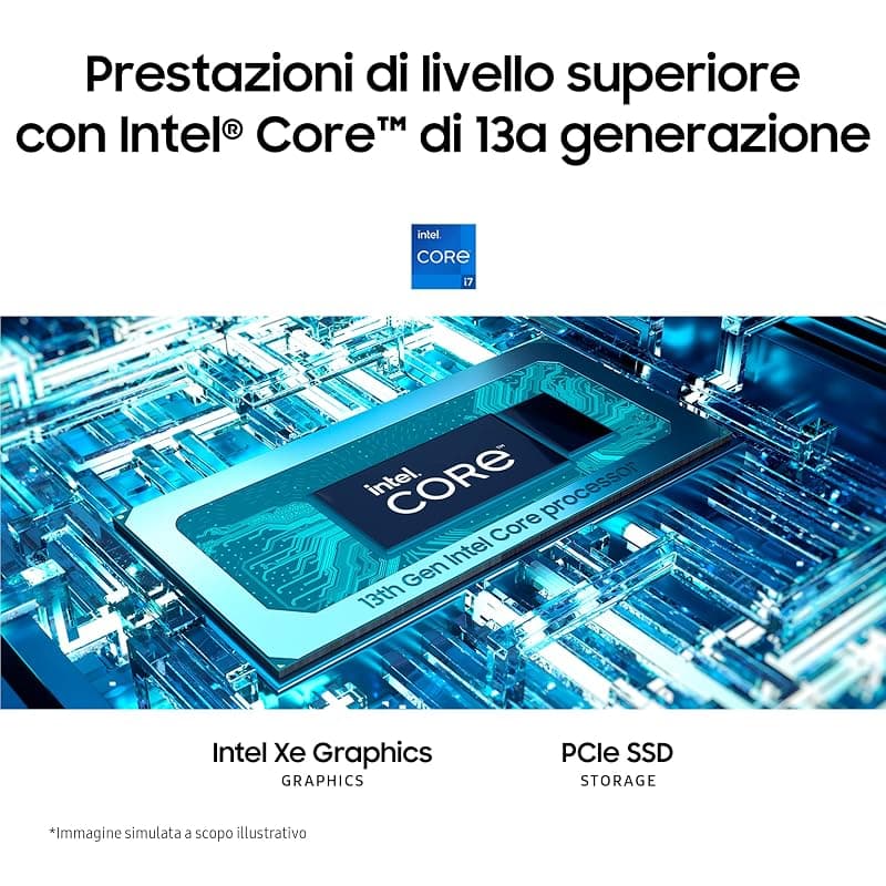 Samsung Galaxy Book3 Laptop, 15.6" FHD, Intel Core i7-1355U 13th gen, 16GB RAM, 512GB SSD, Windows 11 Home, Grafite (Graphite) — miniatura 4