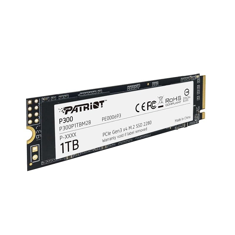Patriot Solid State Drive SSD P300 1TB M.2 NVME P300P1TBM28 — miniatura 3
