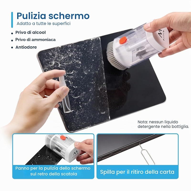 Ewent Kit di Pulizia Multifunzionale 21 in 1 EW5631 — miniatura 5