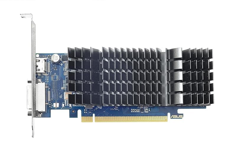 ASUS GT1030, Scheda Grafica 2 GB GDDR5 NVIDIA GeForce, Blu — miniatura 3
