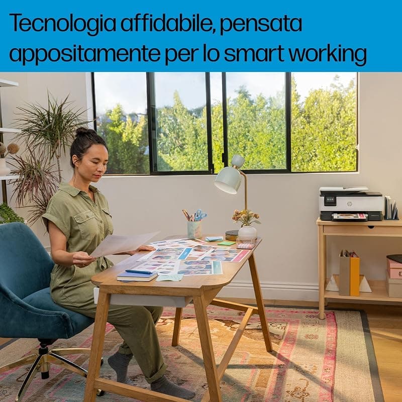 HP OfficeJet Pro 8135e 40Q47B, Stampante Multifunzione a Getto d'Inchiostro A4 a Colori, Fronte e Retro Automatico, 20 ppm, Wi-Fi, 3 Mesi di Inchiostro Instant Ink Inclusi, Grigia — miniatura 9