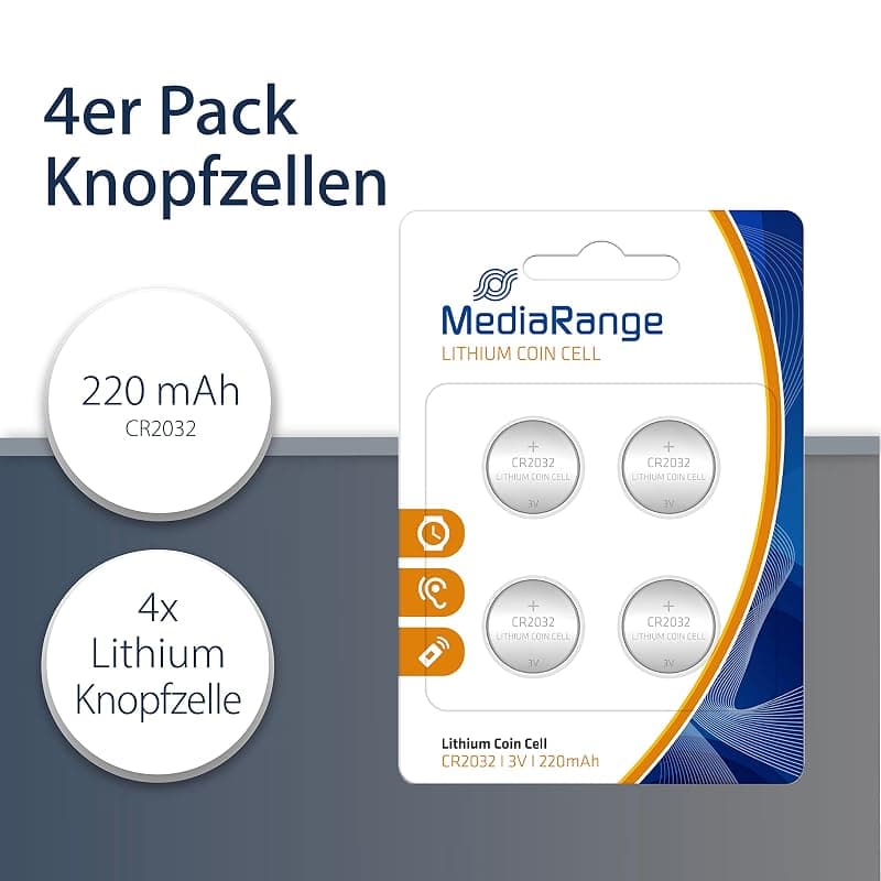 MediaRange MRBAT132 Batteria, 4 Pezzi — miniatura 2