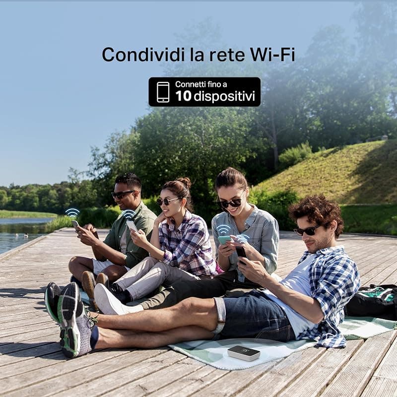 Mercusys MT115 Saponetta WiFi con Sim 4G AX300 WiFi 6 Display 150Mbps — miniatura 4