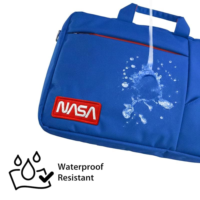 Atlantis Borsa Notebook THE Moon Project BAG 15,6" Blu Logo Nasa Worm NS-KLM180705-A — miniatura 7