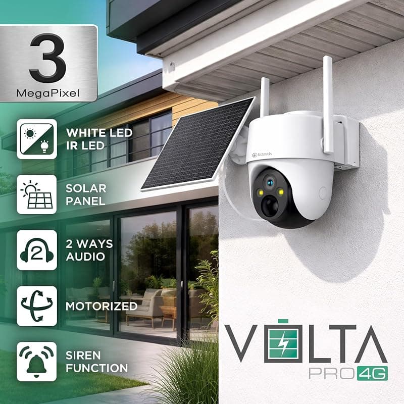 Atlantis Telecamera OUT-Door Volta Pro 4G/LTE Motorizzata con Batteria e Pannello Solare A16-VL70P-4G — miniatura 2