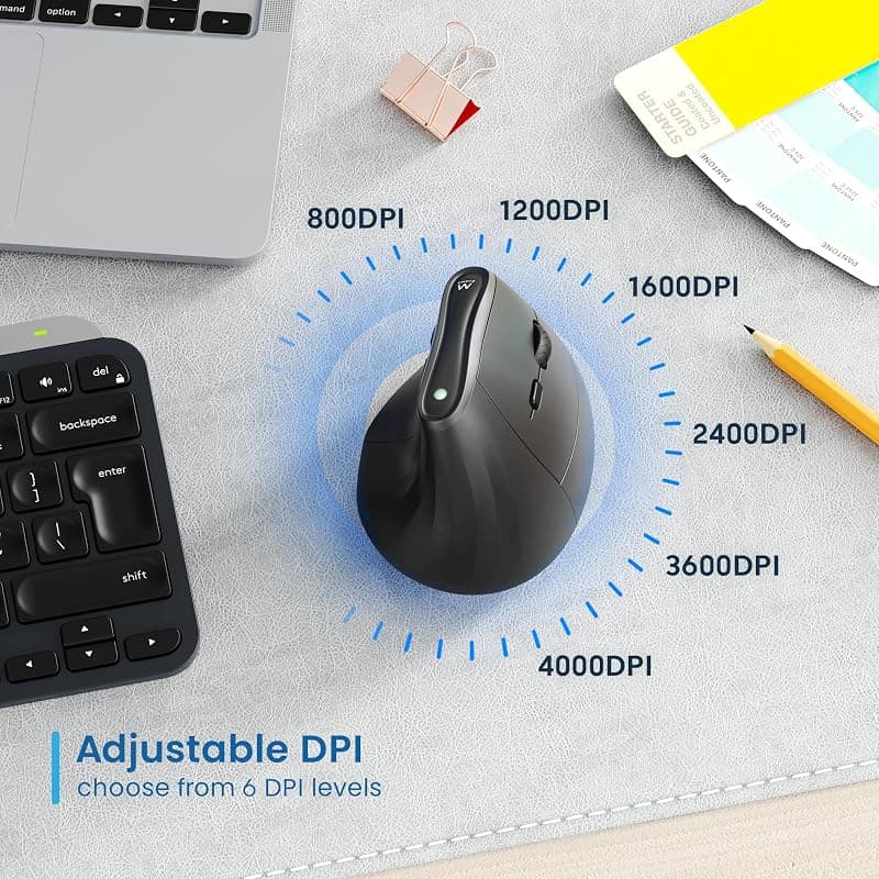 Ewent Mouse Ergonomico con Impugnatura Verticale Wireless EW3208 — miniatura 3