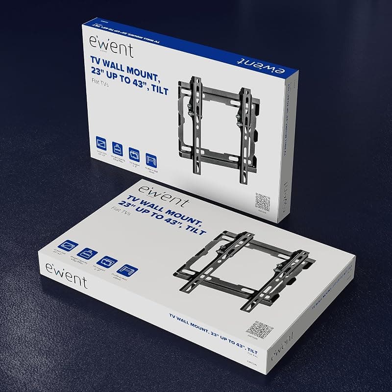 Ewent EW1506 Staffa Supporto TV LCD, LED per Schermi da 23" a 42", max VESA 200x200, Nero — miniatura 8