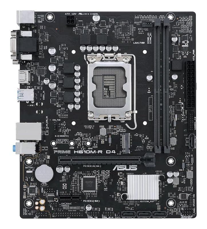 ASUS PRIME H610M-R D4 Intel H610 LGA 1700 micro ATX