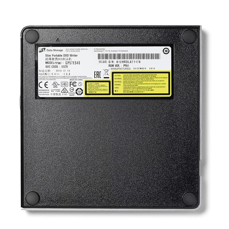 Hitachi LG Masterizzatore DVD Esterno Silver USB 2.0 GP57ES40 — miniatura 4