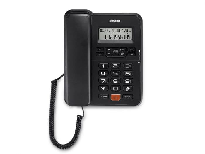 Brondi Telefono da Casa Office Desk BK