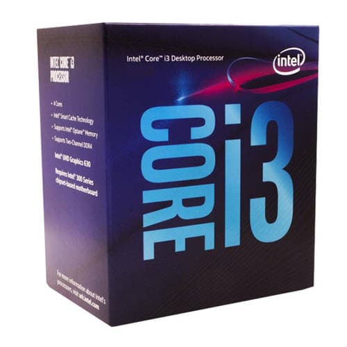 Intel CPU Quad-Core I3-9100F 3,6GHZ 6MB Socket 1151
