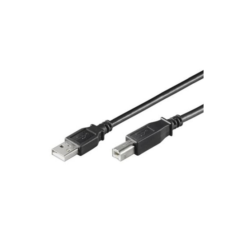 Ewent Cavo USB A/B M/M 1,8MT Nero per Stampanti EW-UAB-018 EC1004