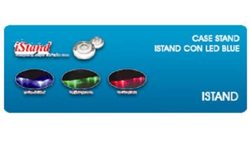 Hantol Stand Circolare per Case con LED Blue Istand