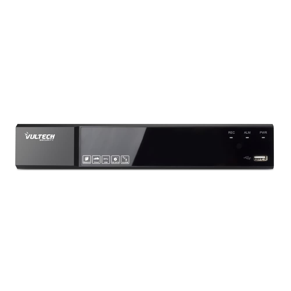 Vultech NVR Video Recorder 4 Canali Full HD 5MPX PoE P2P Cloud 1 HD VS-NVR6504-POE-5MP
