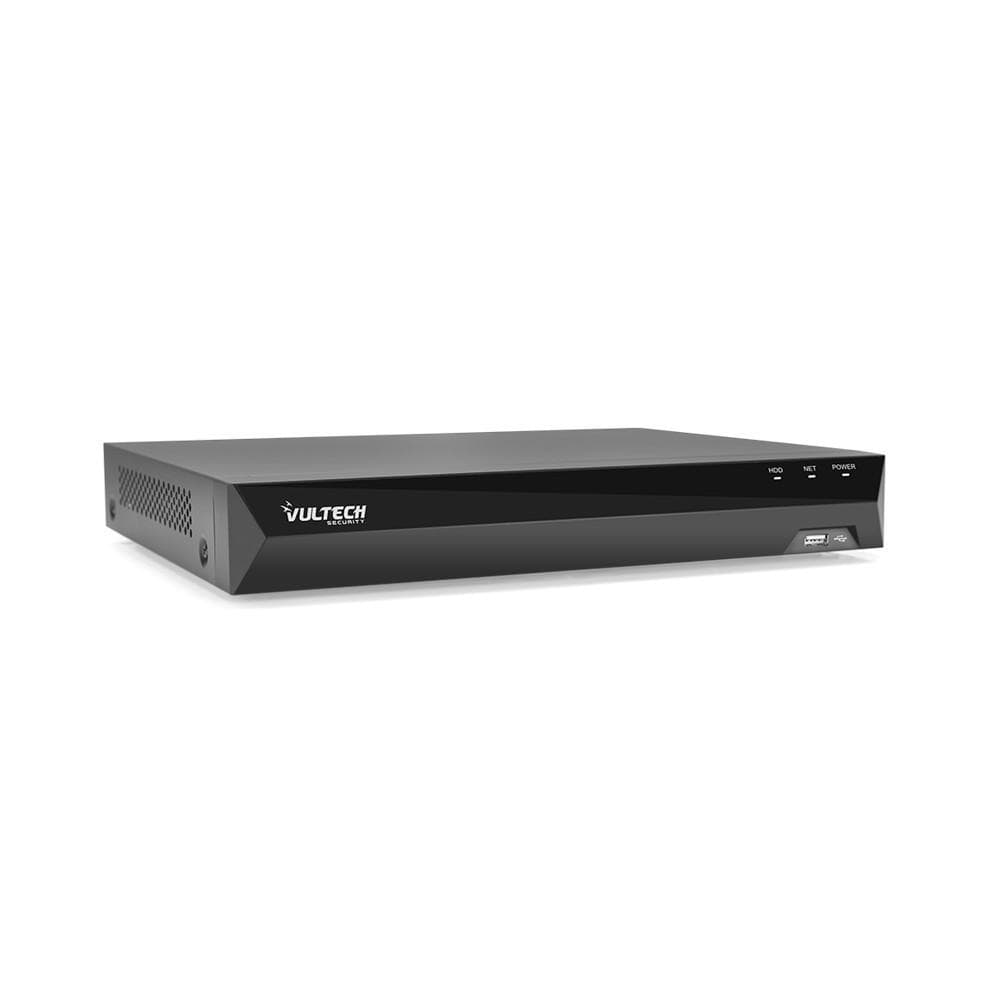 Vultech NVR Video Recorder 4 Canali Full HD 8MPX 4K POE P2P Cloud 1 HD VS-NVR7504-POE-UHD