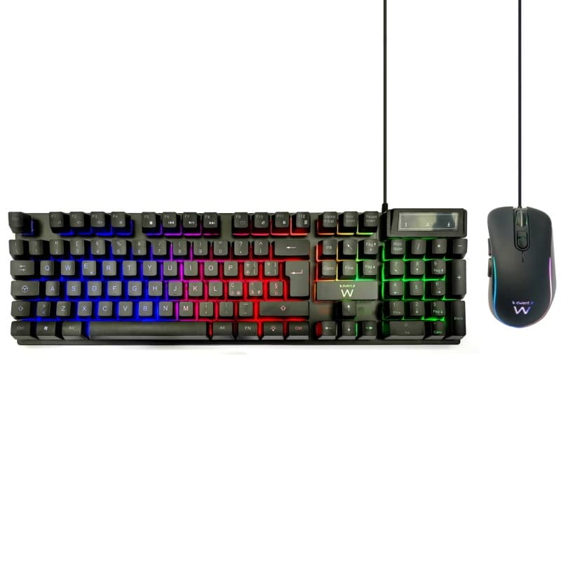 Play BY Ewent Kit Tastiera + Mouse Gaming RGB USB PL3200