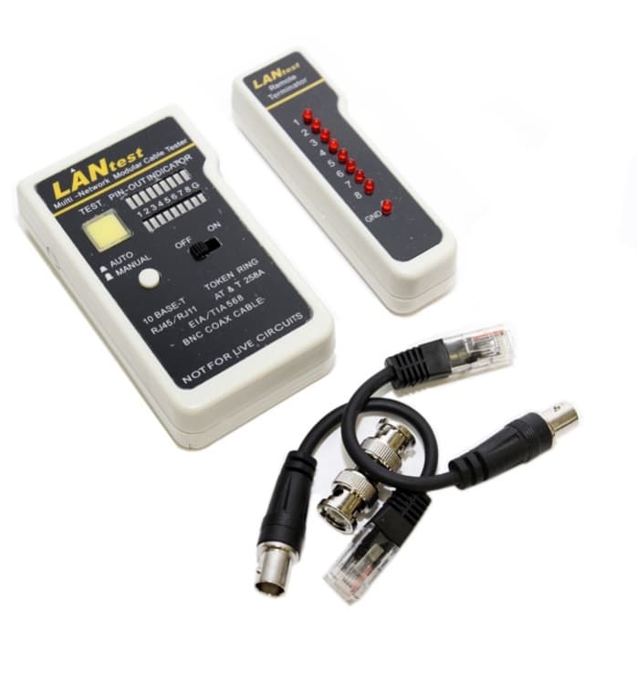 WP Cabling Network Tester Professionale RJ11/RJ12/RJ45/BNC WPC-TST-003