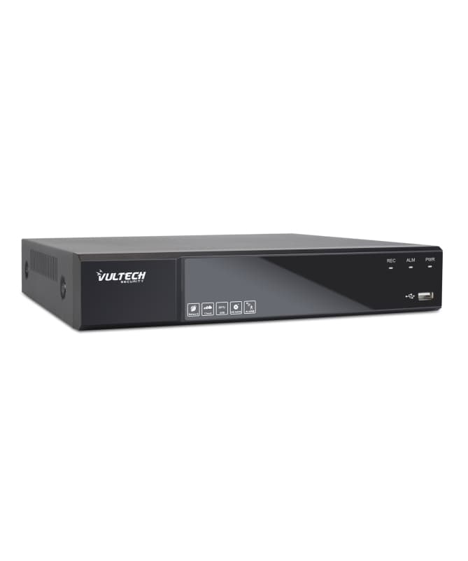 Vultech Universal Video Recorder Ibrido 5 in 1 4CH Analogici + 4 Digitali P2P Cloud 1 HD 8MPX 4K H265 VS-UVR7004REVO-RTP2