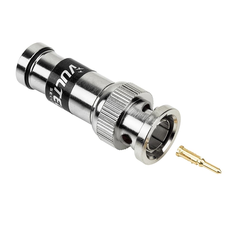 Vultech Connettore BNC Maschio a Compressione per Cavo RG59 Mini 10PZ SA31556