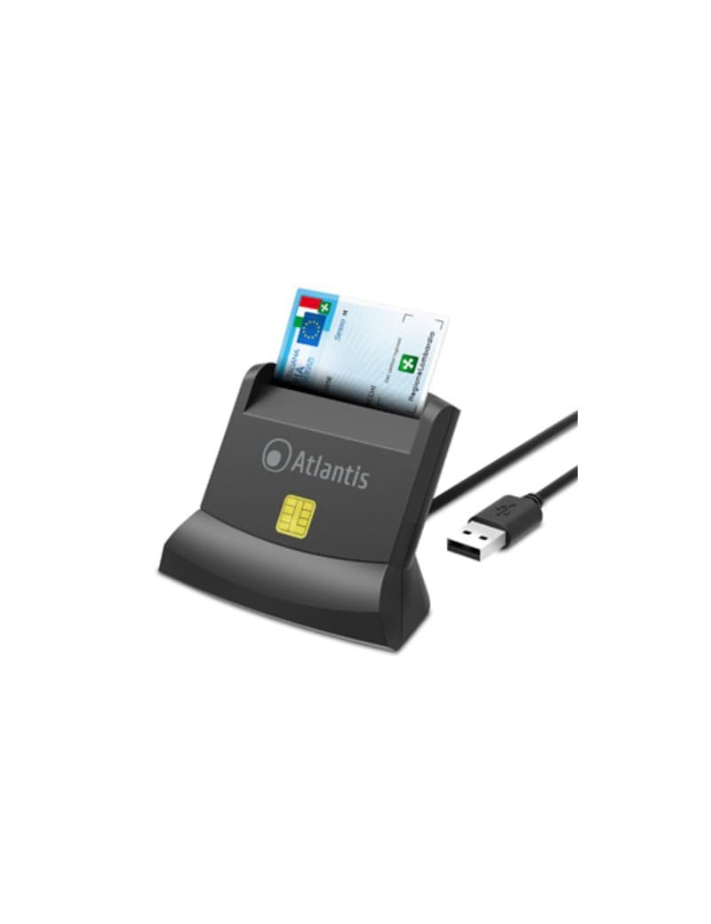 Atlantis Lettore Smart Card Reader CNS/CRS USB P005-SMARTCRV-U