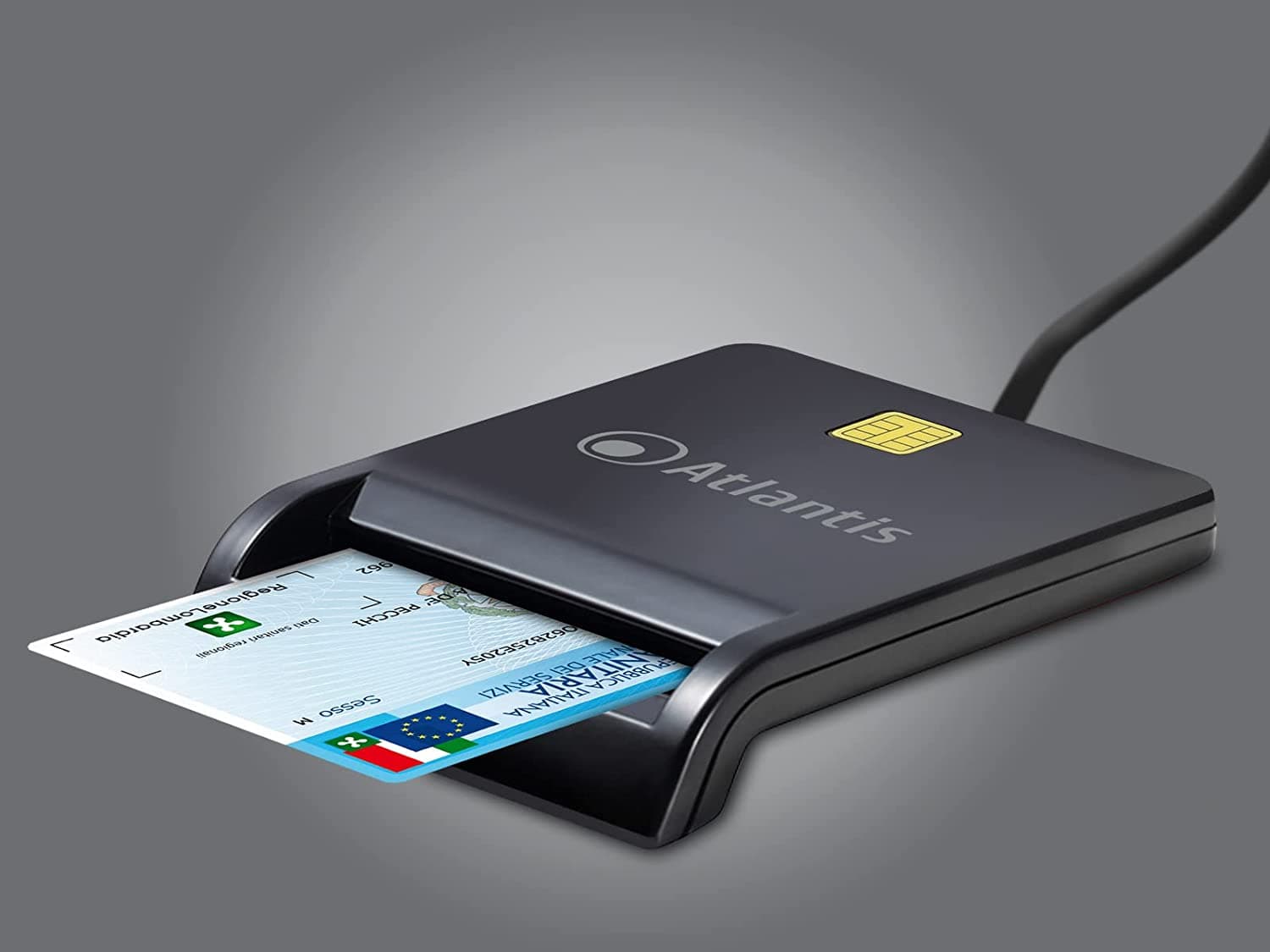 Atlantis Lettore Smart Card Reader CNS/CRS USB Type-C P005-SMARTCR-C