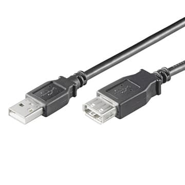 Ewent Cavo Prolunga USB 2.0 A/A M/F 5 MT Nero EC1014