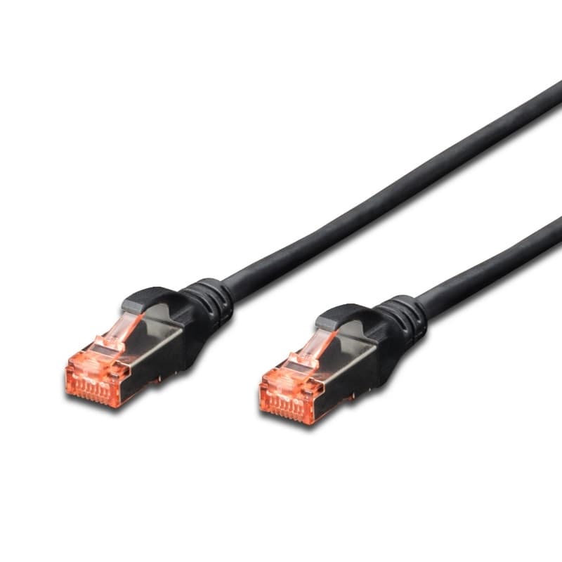Ewent Cavo di Rete S/FTP Patch Cord 0,20MT CAT 6 Color Nero WPC-PAT-6SF002BL