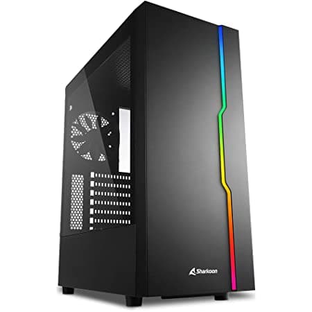 Sharkoon Case ATX RGB Slider Pannello in Vetro No Alim