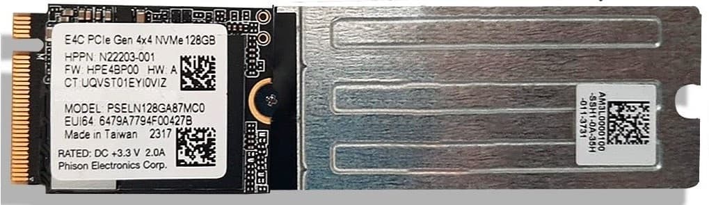 Phison Solid State Drive SSD 128GB M.2 2230 NVMe PCIe Gen 4x4 PSELN128GA87MC0 OEM Bulk
