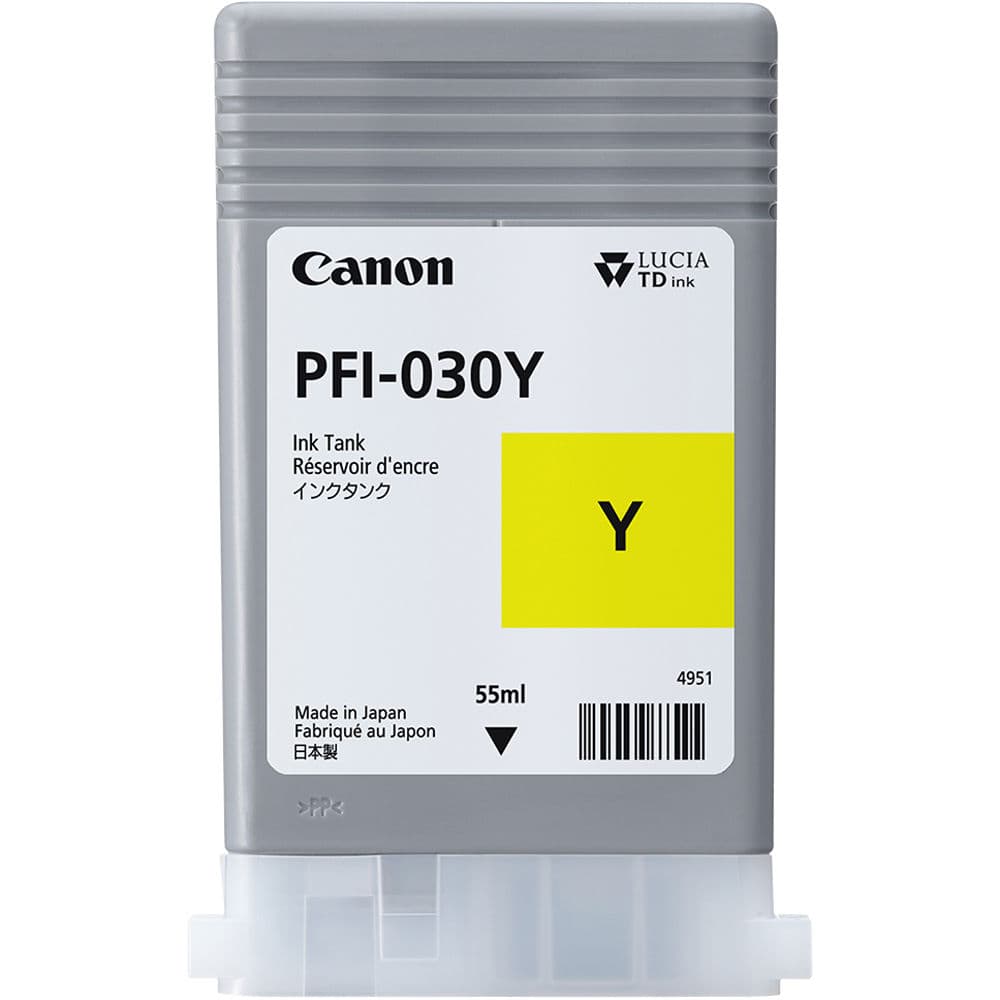 Canon Serbatoio Inchiostro Compatibile per Plotter PFI-030Y Giallo 3492C001