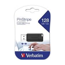 Verbatim Pendrive Pinstripe 128GB USB 2.0 49071
