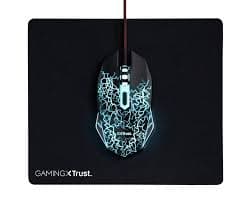 Trust Optical Mouse Illuminated Gaming + Tappetino 4000DPI USB 24752