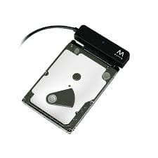 Ewent Cavo Adattatore da USB 3.1 a SATA per HDD/SSD con Alimentatore EW7075
