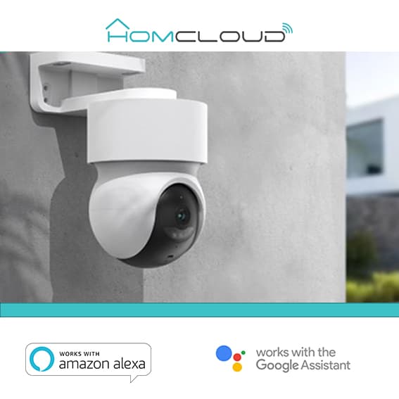 Homcloud Telecamera Outdoor Speed 16T 2K PAN e Tilt ME-WCS16TPT