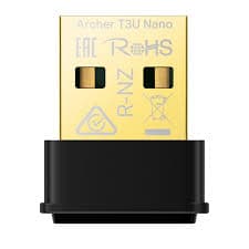TP-Link Scheda di Rete USB 400MBPS Wireless Dual-Band AC1300 Nano Archer T3U Nano