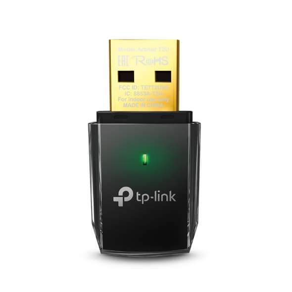 TP-Link Scheda di Rete USB 150MBPS Wireless Dual-Band AC600 Archer T2U