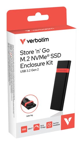 Verbatim Box Esterno SSD PCIe M.2 Type-C USB 32261