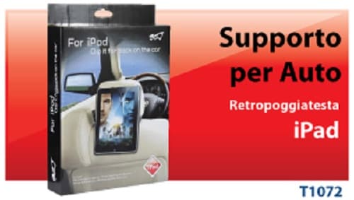 Hantol Supporto per Auto Compatibile con iPad 1 e iPhone 4 con Retropoggia Testa T1072