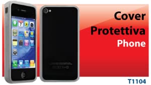 Hantol Cover-Bumper Protettiva in Silicone per iPHONE 4/4S Trasparente T1104