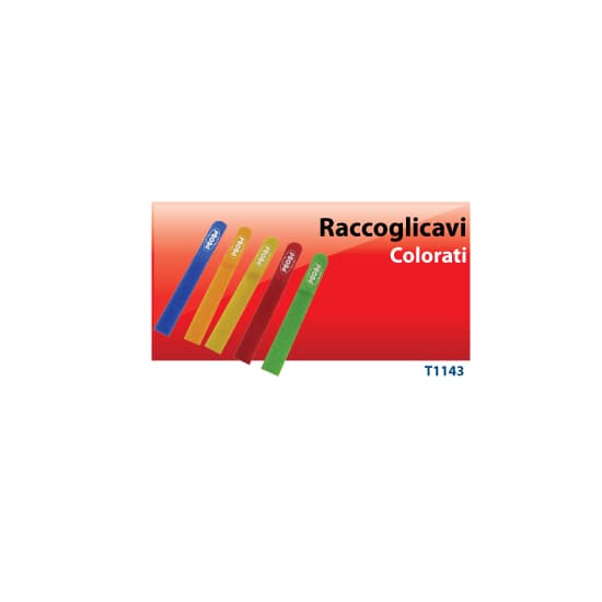 Hantol Raccoglicavi Colorati con Chiusura a Strappo T1143