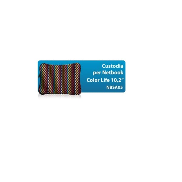 Hantol Custodia per Netbook Sleeve 10,2" Extra Soft Fantasy Color NBSA05