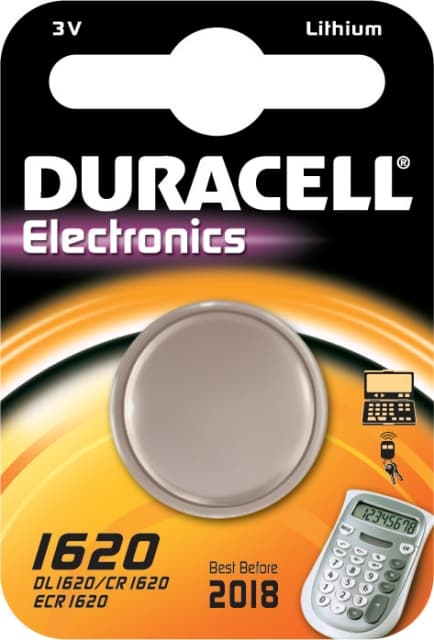 Duracell Batteria a Litio 3V 22MM x 3MM DL1620