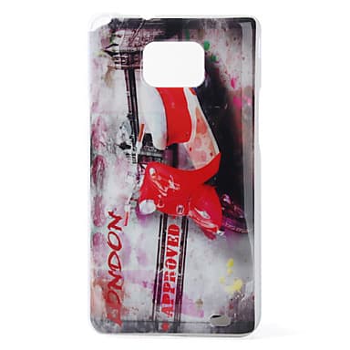 Cover in TPU con Scritta London Approved per Samsung Galaxy S2 i9100