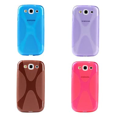 Cover in Silicone Marrone per Samsung Galaxy S3 I9300
