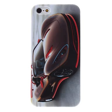 Cover in Policarbonato con Macchina da Corsa Rossa Decappottabile per iPhone 5