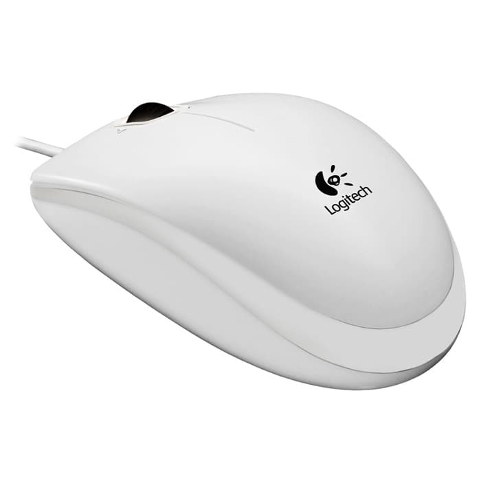 Logitech Mouse Ottico 800 DPI B100 USB Bianco 910-003360