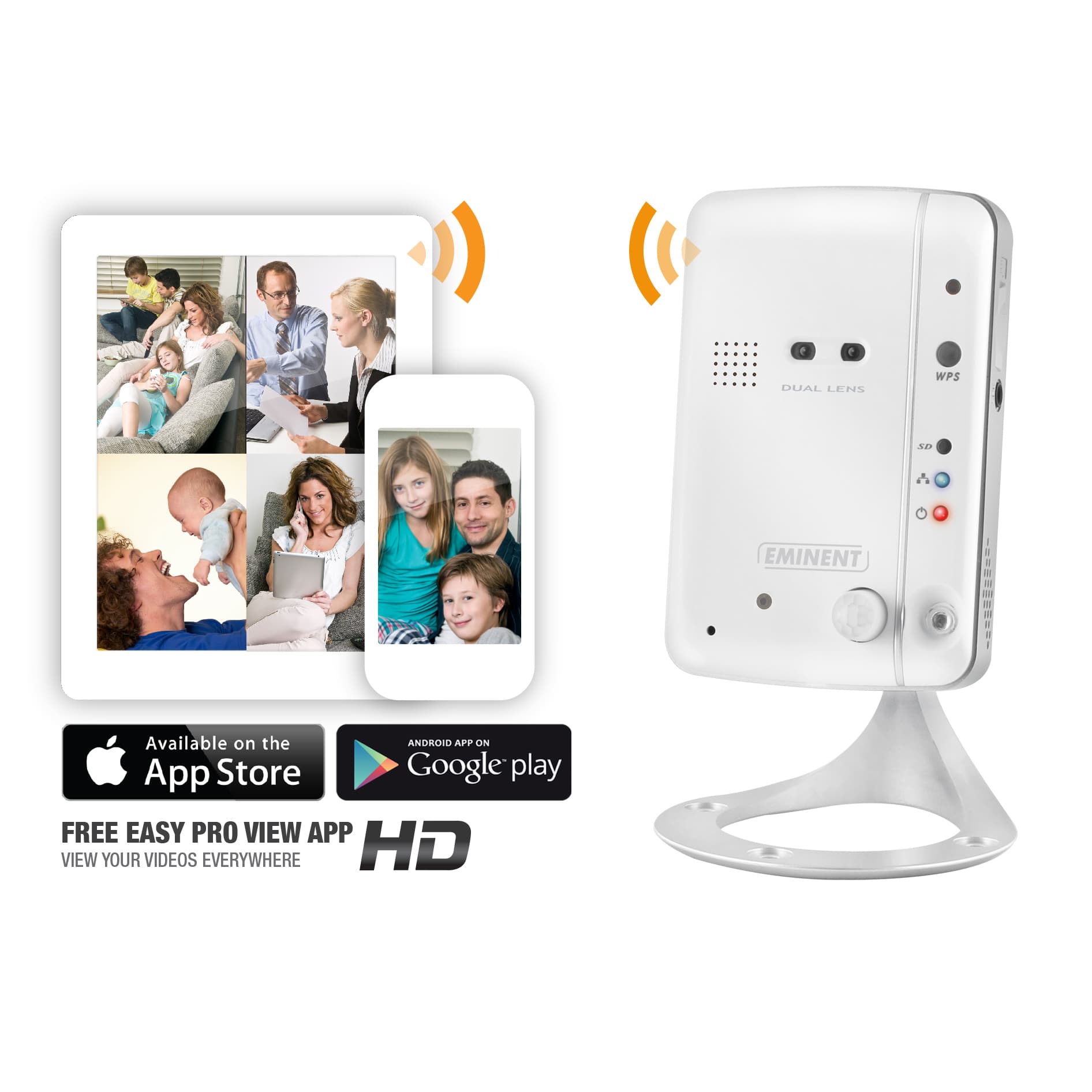 Eminent Telecamera IP Easy Pro View HD EM6250HD