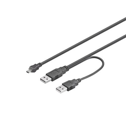 Welly Pro Cavo USB 2.0 2X A/M-1X A/F 0,30MT CC-100400-003-N-B