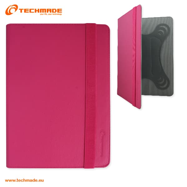 Techmade Custodia per Tablet 7-8" in PU Pink MA-8707-7.8PK