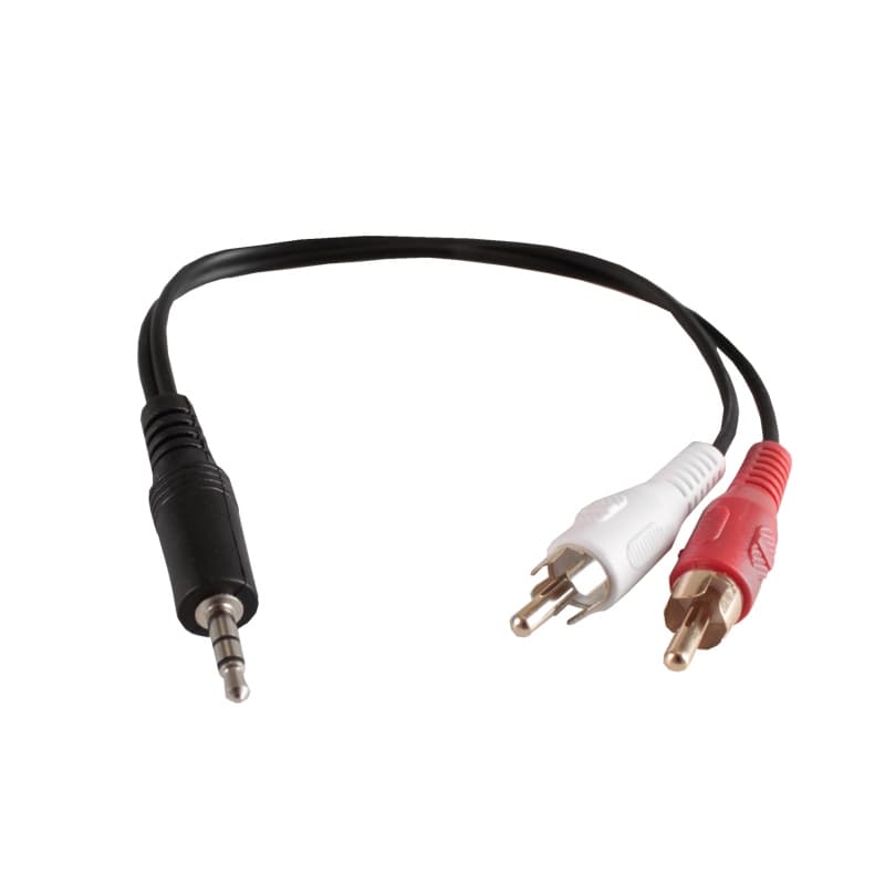 Vultech Cavo Audio AUX Jack 3,5 mm to RCA Maschio 25 cm SC11302-1